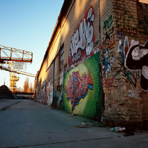 noch mehr Grafitties am Haverkamp